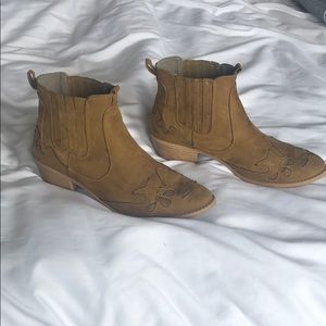 Brown booties